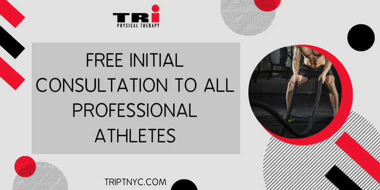 Free initial consultation to all professional athletes