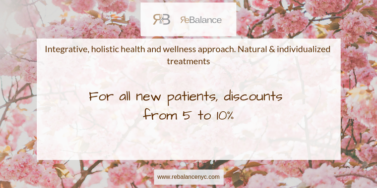 For all new patients discount from 5 to 10%